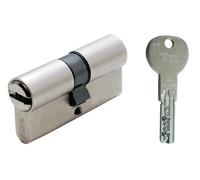CYLINDRE ISEO DOUBLE PROFIL R6 PLUS AVEC CLE PLATE A 6 PINS 30-30 MM 82R60 9C5
