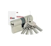 Iseo Cylindre ISR6 profil européen 30x80 mm 5 clés 6 goupilles laiton nickelé
