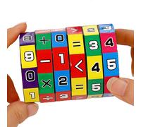 Cylindre magique Montessori, chiffres mathématiques, Cube, jouet arithmétique, jeu de comptage mathématique, Puzzle pour enfants, apprentissage éducatif S Magic Cube 3PCS