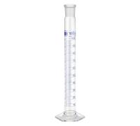 Cylindre mélangeur Hirschmann® DURAN gradation bleue, 25:0,5 ml, NS 14/23, H 193 mm