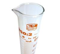Cylindre mesureur 250 ml en verre - 'Hecht'