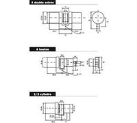 Cylindre monobloc SUPER-SURETE sans bille avec bouton 39,5x33,5mm - BRICARD - 714000