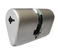 Cylindre monobloc SUPERSURETE à bille 40x40mm chromé - BRICARD - 814900 Noir G