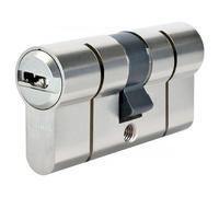 Cylindre P6PS PréSnap double entrée varié - en laiton nickelé - 5 clés - 50x50 ABUS
