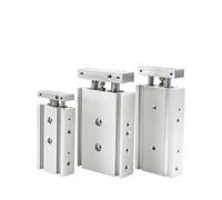 Cylindre pneumatique à double tige, cylindre pneumatique TR16 TR20 TR25 TR32, course de 10 à 200mm avec aimant(Stroke200mm Magnetic,TR20 (Bore 20mm))