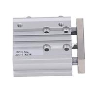 Cylindre Pneumatique à Roulement à Glissière, Alésage De 12 Mm, Course De 30 Mm, Vérin Pneumatique à Double Effet SMC De Type 3 Tiges Cylindre Pneumatique à Roulement à Glissière