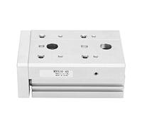 Cylindre Pneumatique Guide Rail MXS16 16×2mm Double Effet - Haute Précision, Compact et Puissant pour Assemblage Industriel et Automatisation (MXS16-40)