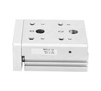 Cylindre Pneumatique Guide Rail MXS16 16×2mm Double Effet - Haute Précision, Compact et Puissant pour Assemblage Industriel et Automatisation (MXS16-30)