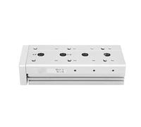 Cylindre Pneumatique Guide Rail MXS16 16×2mm Double Effet - Haute Précision, Compact et Puissant pour Assemblage Industriel et Automatisation (MXS16-50)