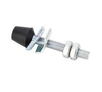 Cylindre Pneumatique Hold Down Clamp Tournure lourde 500lbs Force de serrage Polied Finish Inest en acier inoxydable Arbre de réglage pour la chaîne de montage industrielle Black