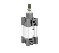 Cylindre pneumatique standard série C96SDB, alésage 32 mm, 40 mm, 50 mm, 63 mm, 80 mm, 100 mm, course 25 mm à 600 mm, piston à air double effet(Stroke 215mm,Bore 100mm)