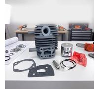 Cylindre pour kit de piston 34 mm, kit cylindre de tronçonneuse pour RBC2511, EM2500L, EM2500U, EM2500UG, LT-250, MS-220, MS-250, construction robuste en acier
