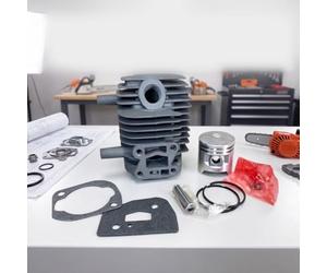 Cylindre pour kit de piston 34 mm, kit cylindre de tronçonneuse pour RBC2511, EM2500L, EM2500U, EM2500UG, LT-250, MS-220, MS-250, construction robuste en acier