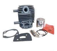 Cylindre pour kit de piston 34 mm, kit cylindre en acier de remplacement pour tronçonneuse modèles RBC2511, EM2500L, EM2500U, EM2500UG, LT-250, MS-220, MS-250