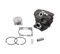 Cylindre pour kit de piston compatible avec tronçonneuse SL MS382, cylindre en aluminium de 52 mm avec anneaux pour scie à bûche, pièce 1119 020 1209