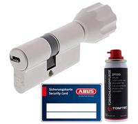 Cylindre profilé ABUS EC660 ECK660 - Avec carte de sécurité - Avec 3 clés