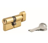 CYLINDRE PROFILE ECO 30 x 30 mm bouton laiton