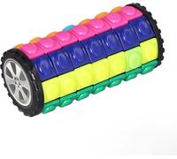 Cylindre Puzzle Jouet 7 couches relaxant Stress Anxiété Soulagement Tournez le traîneau du cerveau Teaser pour les enfants