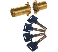 Cylindre rond laitonné - 33 x 50 mm - Interactive + - Mul-T-lock