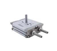 Cylindre rotatif Compact, crémaillère et pignon, taille 30mm CRQ2BS/CDRQ2BS, 90, 180, 380 degrés, actionneur de cylindre à air avec aimant à coussin d'air(CRQ2BS30-360C)