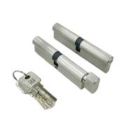 Cylindre Serrure 1 pièces cylindre de porte 110cm sécurité cuivre serrure de porte cylindre intérieur chambre salon serrure poignée 5 pièces laiton clé verrouillage Barillet De Serrure(DC-110MM-DOUBLE