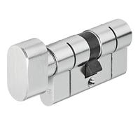 CYLINDRE SERRURE HAUTE SECURITE 30/40 BOUTON ABUS 5 CLES REF. D6PS