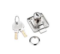 Cylindre Serrure Serrure de tiroir en alliage Zinc, serrure sécurité for armoire bureau, casier, boulon porte, cylindre à came, quincaillerie meubles(A4)