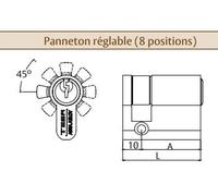 Cylindre TESA TE5 nickel - 503L