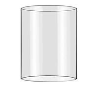 Cylindre Transparent sans Fond Transparent diamètre 10 cm Hauteur 30 cm Les Deux extrémités résistant à la Chaleur Nous fabriquons d'autres Tailles sur Votre Demande