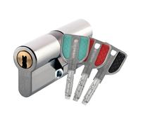 Cylindre - VACHETTE - 27426000 - 32,5x42,5 mm - Nickelé - 3 clés réversibles