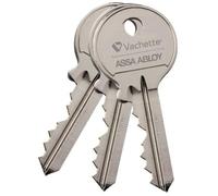 Vachette Cylindre de Serrure Mécanique FIRST pour Porte - Double Entrée 30x40mm - Mécanisme 5 Goupilles Sécurisé - 3 Clés - Installation Facile - Garantie 2 Ans - Finition Laiton