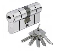 ABUS Cylindre à profil européen D6PS 30 x 40 mm Anti-casse Argenté