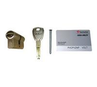 Cylindre Volt 7101 VACHETTE avec carte de propriété + 3 clés - 35x35mm - double entrée - 22128000 G