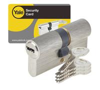 Cylindre Yale YC1000+ débrayable, 6 goupilles, 30x30 mm