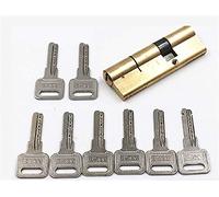 Cylindres de serrure, serrures à barillet avec clés, serrure à cylindre à bouton rotatif haute sécurité, serrure à barillet de porte, serrure biaisée, cylindres de 65 à 110 mm, serrure d'entrée antivo