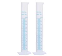 Cylindres Gradués en Plastique, 2 Pièces Eprouvette de Mesure, Eprouvette Graduée 100ml, Cylindre de Mesure, Eprouvette Graduée Professionnel Pour Bricolage et Laboratoires Scientifiques