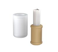 Cylindrique créatif en silicone pour supports décoratifs Résine Art & Ciment Cylindre de nettoyage facile