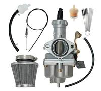 Cylinman Carburateur PZ27 pour VTT 4 temps 125 cc, 150 cc, 200 cc, 250 cc, Honda, FourTrax 200, TRX200, TRX200D, TRX200SX, Honda ATC185S ATC200M avec câble d'accélérateur