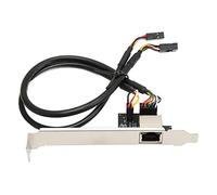 Cyllde Carte Ethernet Gigabit Mini Pcie, Dissipation Thermique Efficace, Puce de Contrôle Principale RTL8111, Type Mini PCIE, Vitesse de Transfert de Données de 1000 Mbps, avec Indicateur LED