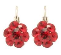 Cyllene Fantaisie - Boucles d'oreilles Ghoneexa II rouges
