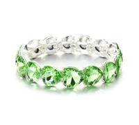 CYLRWSR Ensemble de bracelets réglables multicolores en émail et strass pour homme et femme, 19cm, Pierre, Agate
