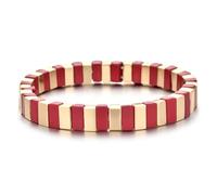 CYLRWSR Ensemble de bracelets réglables multicolores en émail et strass pour homme et femme, 19cm, Pierre, Agate