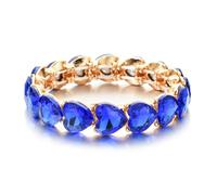 CYLRWSR Ensemble de bracelets réglables multicolores en émail et strass pour homme et femme, 19cm, Pierre, Agate