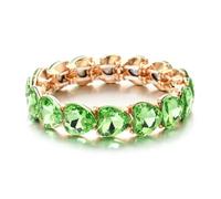 CYLRWSR Ensemble de bracelets réglables multicolores en émail et strass pour homme et femme, 19cm, Pierre, Agate