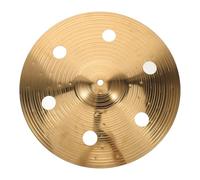 Cymbale à Effet Crash 14 Pouces en Alliage pour Batterie | Finition Or Brillante, Réponse Rapide et Décroissance Courte, Pratique Claire pour Jazz et Musique Électronique