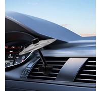 Cymbale de voiture Crash, Car Crash Cymbals Air Vent, Clip ventilateur voiture en métal Cymbales doigt Pour les amateurs de musique de voiture, Bouton de réglage à 360°, Pour tous les types (Argent)