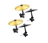 Cymbale De Voiture Crash, Lot de 4 Car-Crash Cymbals Air Vent, Cymbales À Clipser, Accessoires Décoratifs Réglables Pour T-ous Types De Véhicules Déplacements Quotidiens