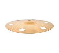 Cymbale Effet 10 Pouces Perforée pour Batterie, Alliage Doré | Réponse Rapide et Résonance Courte, pour Cours et Pratique, Bord Lisse, Éclat Brillant