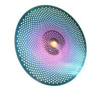 Cymbale Silence 14" Son Réaliste et Doux | Réduction volume 70%, alliage pour robuste, finition colorée, taille 14 pouces, installation rapide