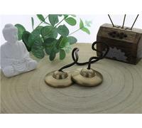 Cymbale tibétaine en bronze petit modèle